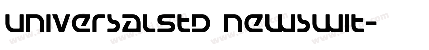 UniversalStd Newswit字体转换